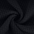 thumbnail image 4 of Camisas Elvqul de Caballero de Color Sólido Manga Corta Playa Negro Cuello Mao Abotonada, 4 of 4