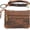 Brown, variant on Purse for Men, Pouch for Men,Genuine Mens Tray Purses Purse Change Wallet Key Holder Pouch (Antique Brown)