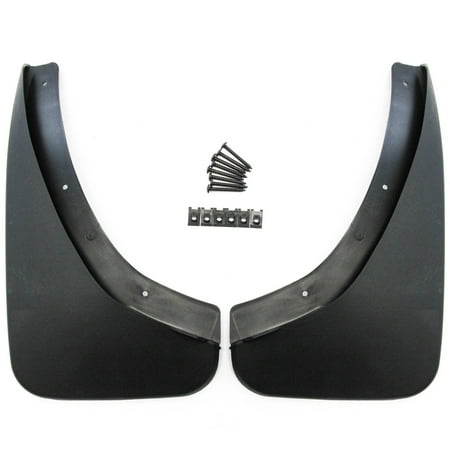 2006-2009 Compatible with Pontiac Solstice Mud Flaps Mud Guards Splash Rear Molded 2pc Set 17800975