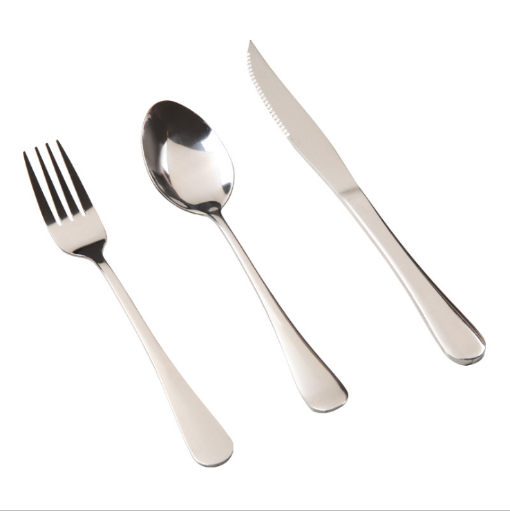 6 Pieces Silverware Flatware Set Stainless Steel Cutlery Eating