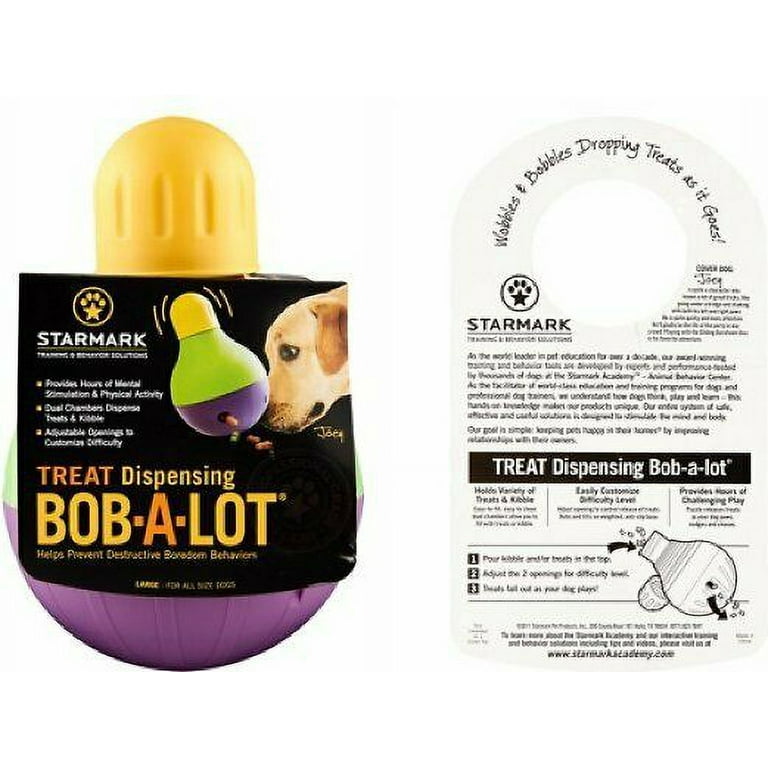 Starmark Bob-A-Lot Food & Treat Dispenser - Dog Toy