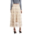 thumbnail image 3 of Michellecmm  Women's Elegant Tulle Long Skirt, Puffy Fluffy Layered Cake Skirts, 3 of 9