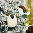 thumbnail image 4 of KUCASI Christmas Tree Ornaments Set – 10 Pcs 3in Plush Cow Print Balls, Hanging Holiday Decorations for Tree, Wreath, Home & Party Décor, 4 of 6