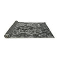thumbnail image 2 of Ahgly Company Indoor Round Abstract Gray Modern Area Rugs, 5' Round, 2 of 4