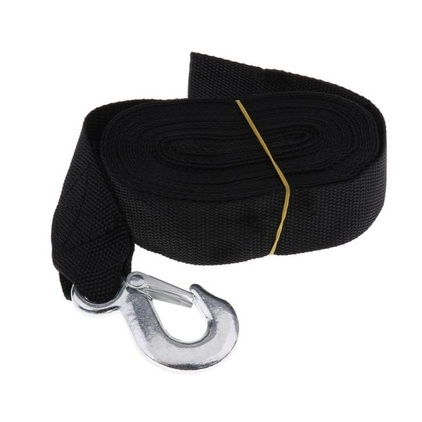7.5 M Boat Winch Trailer Replacement Nylon Webbing with High-performance  Hooks