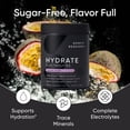 thumbnail image 3 of Sports Research® Hydrate Passion Fruit Drink Mix – Refreshing Electrolyte Power (90 Servings), 3 of 9