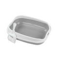 thumbnail image 3 of GROWTH TANK Cat Litter Box Cat Supplies Cat Sandbox Container Cat Bedpan Open Top Cat Litter gray, 3 of 9