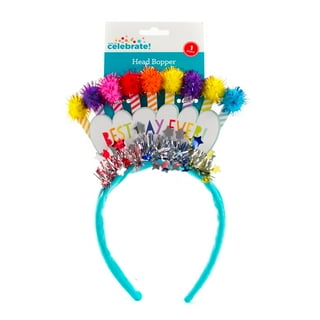 BUBABOX 11 Pcs Birthday Party Hat with Pom Poms for Adults, Party