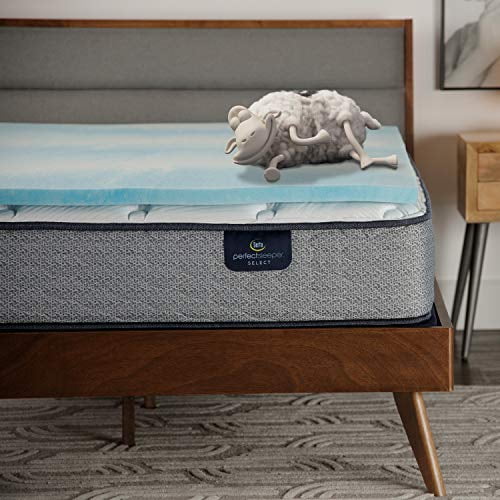 Serta Comfort Cool 1.5-in Gel Memory Foam Mattress Topper, Full