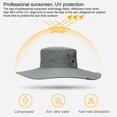thumbnail image 3 of HEVIRGO Breathable Wide Brim Hat Comfortable Wear Resistant Camping Fishing Bucket Hat Outdoor Supply, 3 of 6