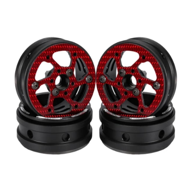 Llanta de fibra de carbono Vogacara para Axial 1/10 TRX4 RC