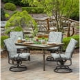 thumbnail image 6 of ARDEN 4-Pack Outdoor Patio Dining Chair Cushion, 20x44, Rain-Proof Seat Pad, Fade-Resistant Outdoor Cushion Pistachio Botanical, 6 of 13