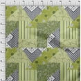 thumbnail image 4 of oneOone Rayon Green Fabric Floral With Dot Mix Quilting Supplies Print Sewing Fabric By The Yard 56 Inch Wide, 4 of 4