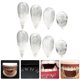 thumbnail image 2 of pares de colmillos de vampiro para cosplay, accesorios para fiestas de Halloween, suministros para mascaradas, 2 of 7