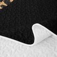 thumbnail image 5 of Erosebridal 8 Ball Twin Quilt Set Black Twin Coverlet Set, Black Solid 2 Pieces 1 Bedspread and 1 Pillowcase, 5 of 7
