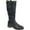 Navy, variant on Journee Womens Carly Stacked Heel Riding Boots