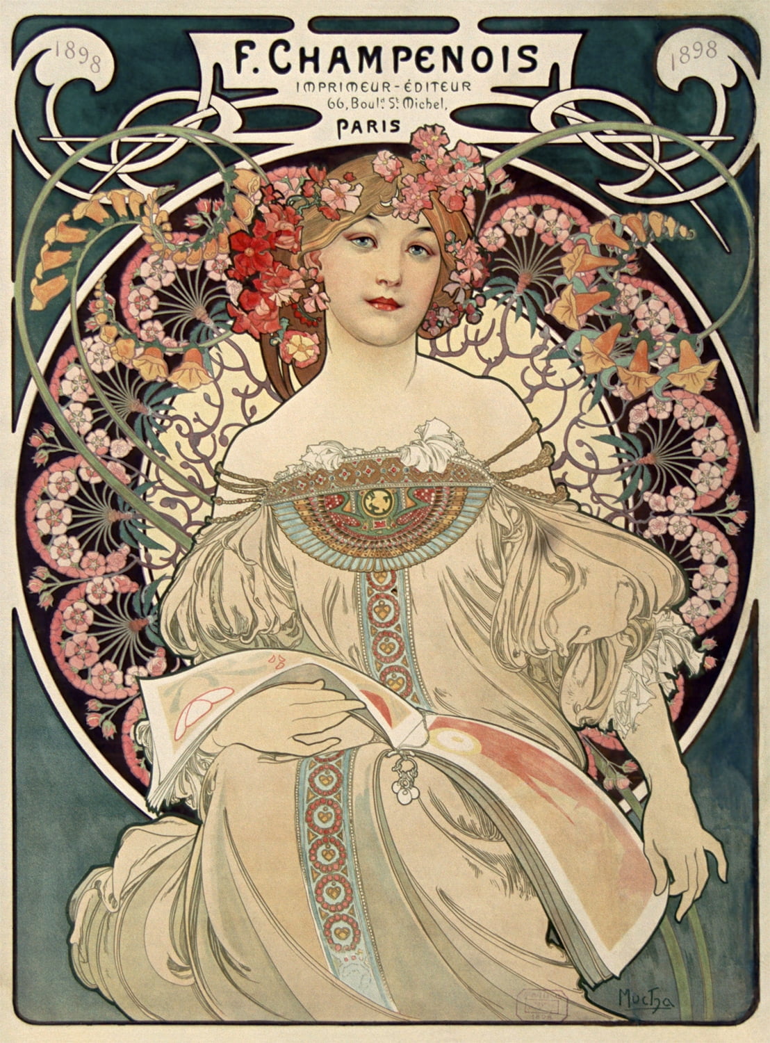 Buffalo Games 1000-Piece Mucha Reverie (Daydream) Interlocking Jigsaw Puzzle