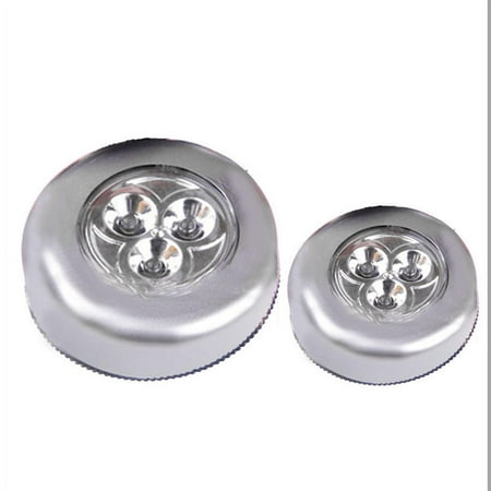 

Kaimada 3 LED Wall Light Kitchen Cabinet Closet Lighting Sticker Tap Lamp