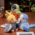 thumbnail image 4 of Kawaii Cockatiel Budgerigar Monk Parakeet Hand Puppet Bird Soft Stuffed Toy Doll Parrot Cosplay Plush Doll Educational Baby Toys, 4 of 14