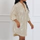 thumbnail image 3 of Vestidos Puntoco mujer verano moda mujer lentejuelas manga larga sólido hacer vestido vestidos formales, 3 of 8