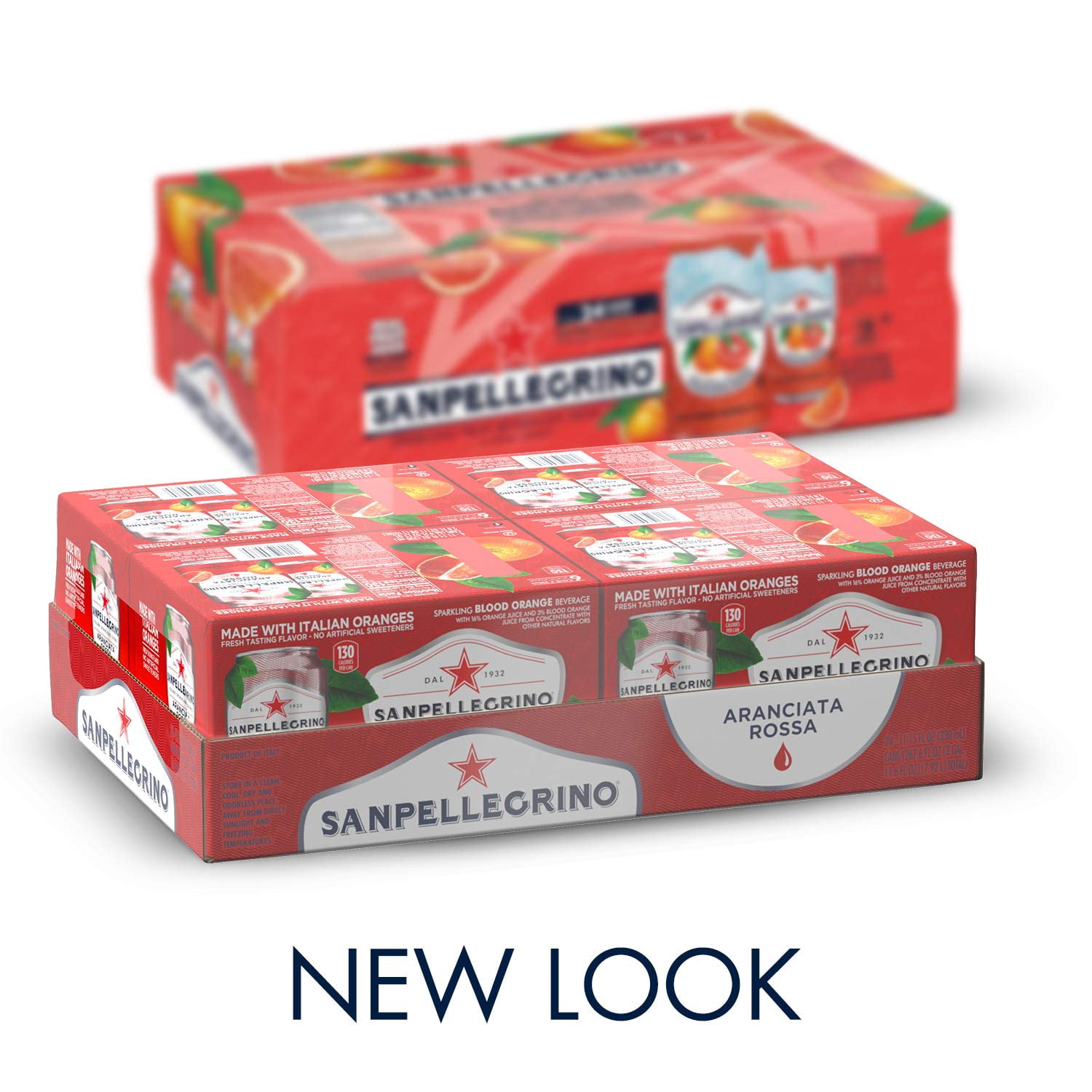 Sanpellegrino Blood Orange Italian Sparkling Drinks, . fl oz. Cans ( Count, Packaging May Vary)