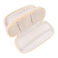 thumbnail image 5 of Estuche de gran capacidad de lona multiusos portátil para lápices, bolsa para bolígrafos, suministros escolares de oficina para adolescentes, niñas y adultos, color morado claro, 5 of 5
