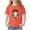 Orange, variant on BXSRUTA Girls Short Sleeve Cotton T-Shirt Bunny Rabbit Print Round Neck Casual Tee for Summer Daily Wear