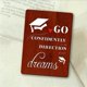 thumbnail image 5 of Tarjeta de graduación para ella con sobre. Tarjeta de regalo de graduación inspiradora para graduados. Regalo divertido y empoderador: ve con confianza hacia tus sueños., 5 of 6