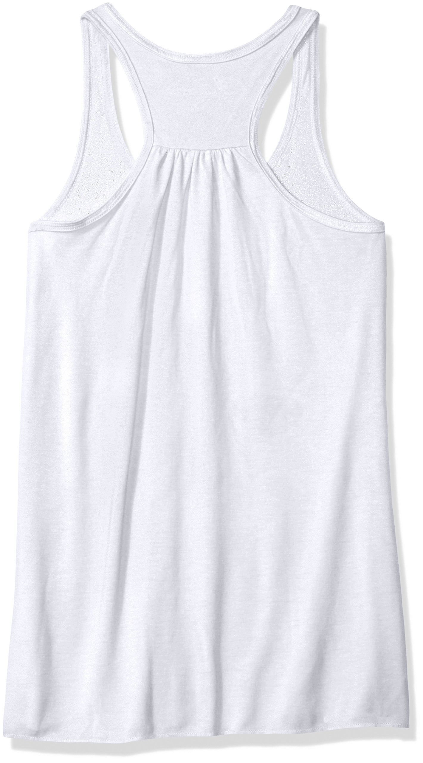 Women's US Skull Printed Flowy Racerback Tank Top
