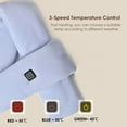 thumbnail image 3 of Graflsoa Electric Heating Scarf with Adjustable Temperature, Washable Neck Warmer, Includes Power Bank, Multiple Colors Available (Black, Red, Beige, Grey, Pink, Dark Blue, Blue), 3 of 6