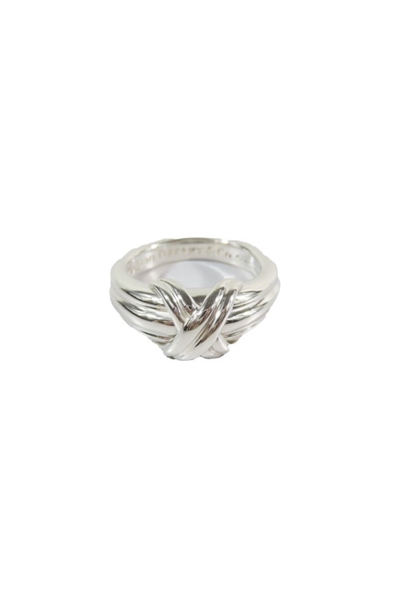 Pre-Owned TIFFANY & CO Tiffany Signature Ring, SV925, Accessory, Jewelry, Silver,...