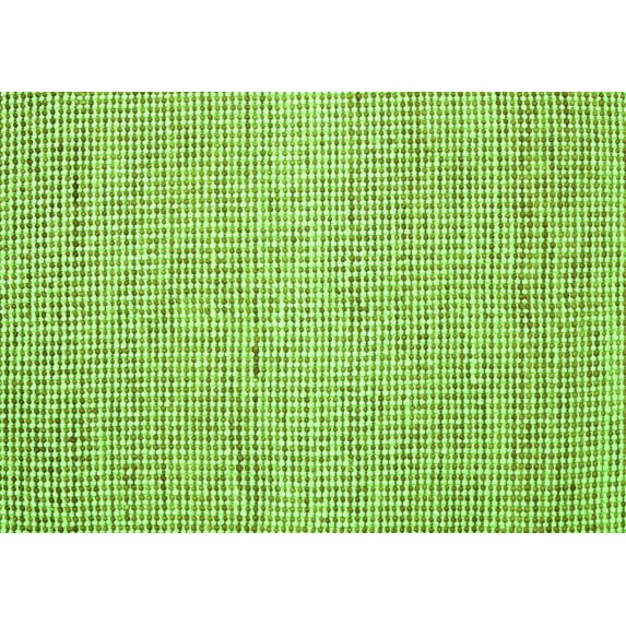 Ahgly Company Indoor Rectangle Abstract Green Contemporary Area Rugs, 4' x 6'