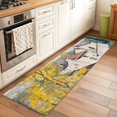 thumbnail image 3 of Country Road Kitchen Runner Rug 2x6 Washable Runners for Hallway Non Slip Abstract Art Oil Painting Pastoral Villas Large Area Rug Indoor Carpet for Bathroom Laundry Entryway Bedroom Living Room, 3 of 9