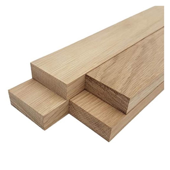 White Oak Lumber 3/4" x 2" (4 Pieces) (3/4" x 2" x 12")