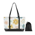 thumbnail image 7 of FORMRS Canvas Laptop Tote Bag for Women with 15.6" Computer Compartments Shoulder Handbag, Cute Floral, 7 of 7