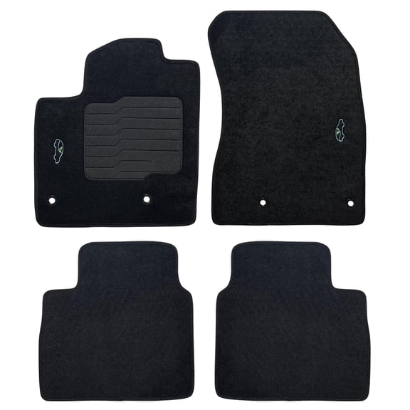 ecoMats Carpet Floor Mats for 2021 to 2026 Nissan Rogue (Not for Rogue Sport)