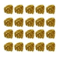 thumbnail image 3 of 20 pompones de animadoras de PET duraderos de color puro con mango de 3,3 pulgadas para fiestas deportivas, espectáculos en el escenario, color dorado, 3 of 15