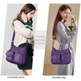 thumbnail image 5 of Angel Kiss Women's Crossbody Bag Multi Pocket Bag and Adjustable Shoulder Strap Soft Bag, 5 of 5