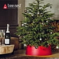 thumbnail image 3 of Collar de árbol de Navidad Tree Nest nido redondo de mimbre 56 A 68 cm, 3 of 7