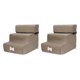 thumbnail image 1 of 2x Escalera de Rampa Portátil para Gatos, Antideslizante, Escalada, Parte Superior Extraíble, Lavable, Escaleras para Perros, Escalones para , Khaki jinwen Animales Escaleras, 1 of 8