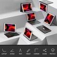thumbnail image 5 of 360° Rotatable Keyboard Case with 10-Color Backlit Keys for 9.7" iPad 5th/6th Gen, iPad Air 1st/2nd Gen & iPad Pro 9.7-inch，Black, 5 of 12