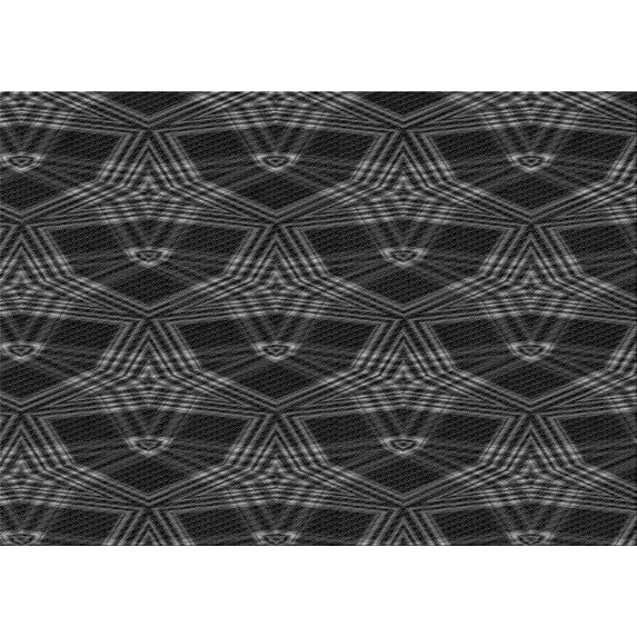 Ahgly Company Indoor Rectangle Patterned Ash Gray Area Rugs, 6' x 9'