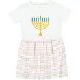 thumbnail image 3 of Inktastic Hanukkah Chanukah Menorah Girls Toddler Dress, 3 of 5