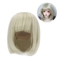 thumbnail image 3 of Peluca de Muñeca Bang Recta Longitud de los Hombros del Cabello Corto Fibra Suave, 3 of 7