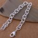 thumbnail image 1 of Pulsera de plata de ley 925 con forma de corazón, cadena romántica de alta calidad para mujer y hombre, regalo de joyería para fiesta de compromiso y boda, 1 of 2