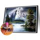 thumbnail image 2 of Taladro de diamante bosque alpino 5D DIY Kits de pintura decoración de pared redonda completa arte artesanal Hugtrwg Para estrenar, 2 of 9