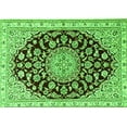 thumbnail image 1 of Ahgly Company Indoor Rectangle Medallion Green Traditional Area Rugs, 2' x 4', 1 of 1