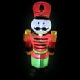 thumbnail image 3 of Northlight LED Lighted Inflatable Soldier Nutcracker Outdoor Christmas Decoration - 4.25', 3 of 6