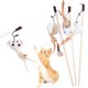 thumbnail image 4 of Juguetes interactivos para gatos y mascotas, Teaser divertido con pluma, palo de madera de 40CM, ratones, peces, pollitos, Katten, chats, accesorios para mascotas, 4 of 4