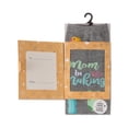 thumbnail image 2 of MeMoi Mama In the Making Greeting Card Socks - Womens - Female, One Size, Med Gray Heather, 2 of 6